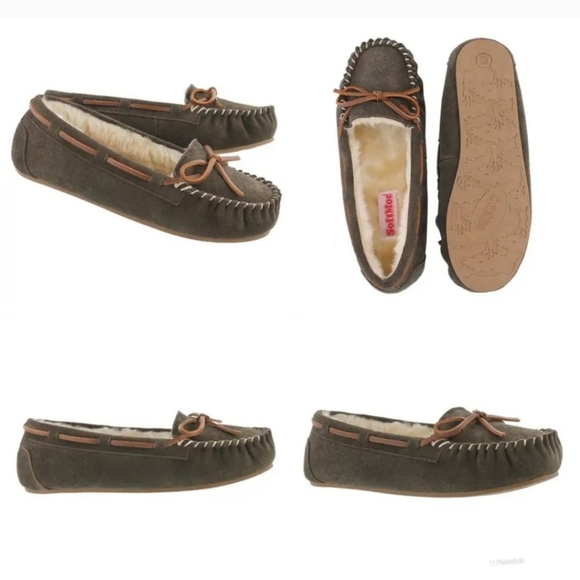 Birch SoftMoc Bali Canuine Leather Slip On - Picture 8 of 12